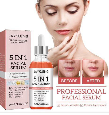 Hydrating Anti-Wrinkle Facial Serum – 5-in-1 Age-Defying Treatment